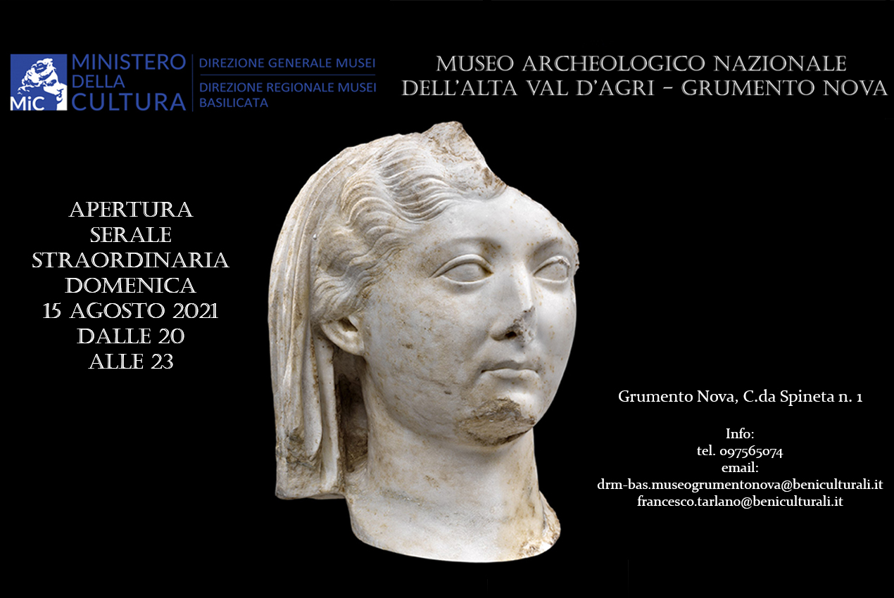 Ferragosto al Museo Archeologico Nazionale dell'Alta Val d'Agri - Grumento Nova